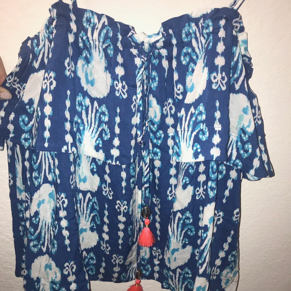 Lilly Pulitzer Blue Jellyfish Top